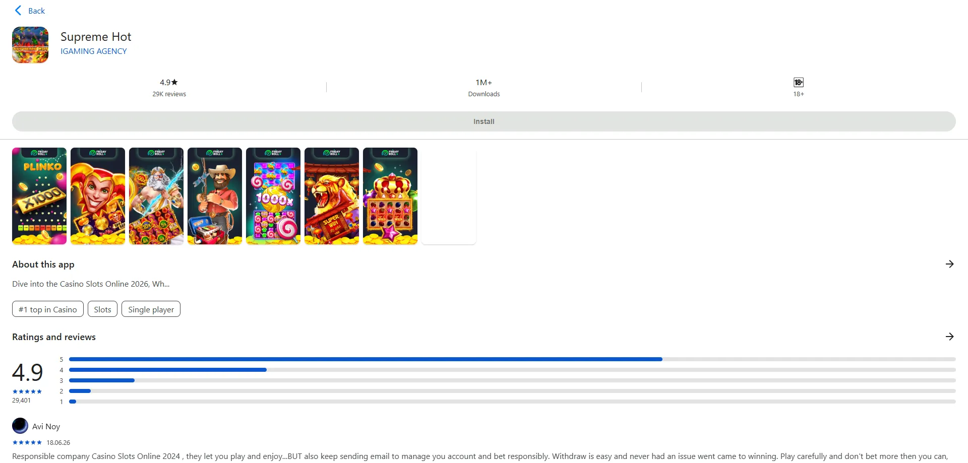 FridayRoll Casino app mobile Italia — gioca su smartphone e tablet